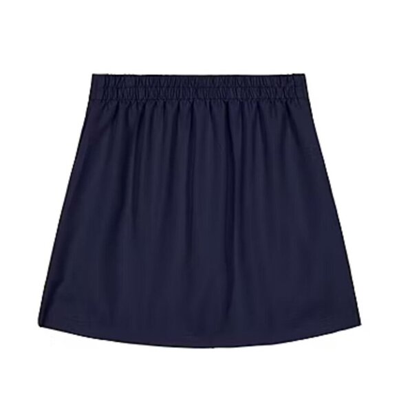Girls Navy Pleated Skirt With Shorts 20.5 Plus By French Toast - Picture 5 of 8